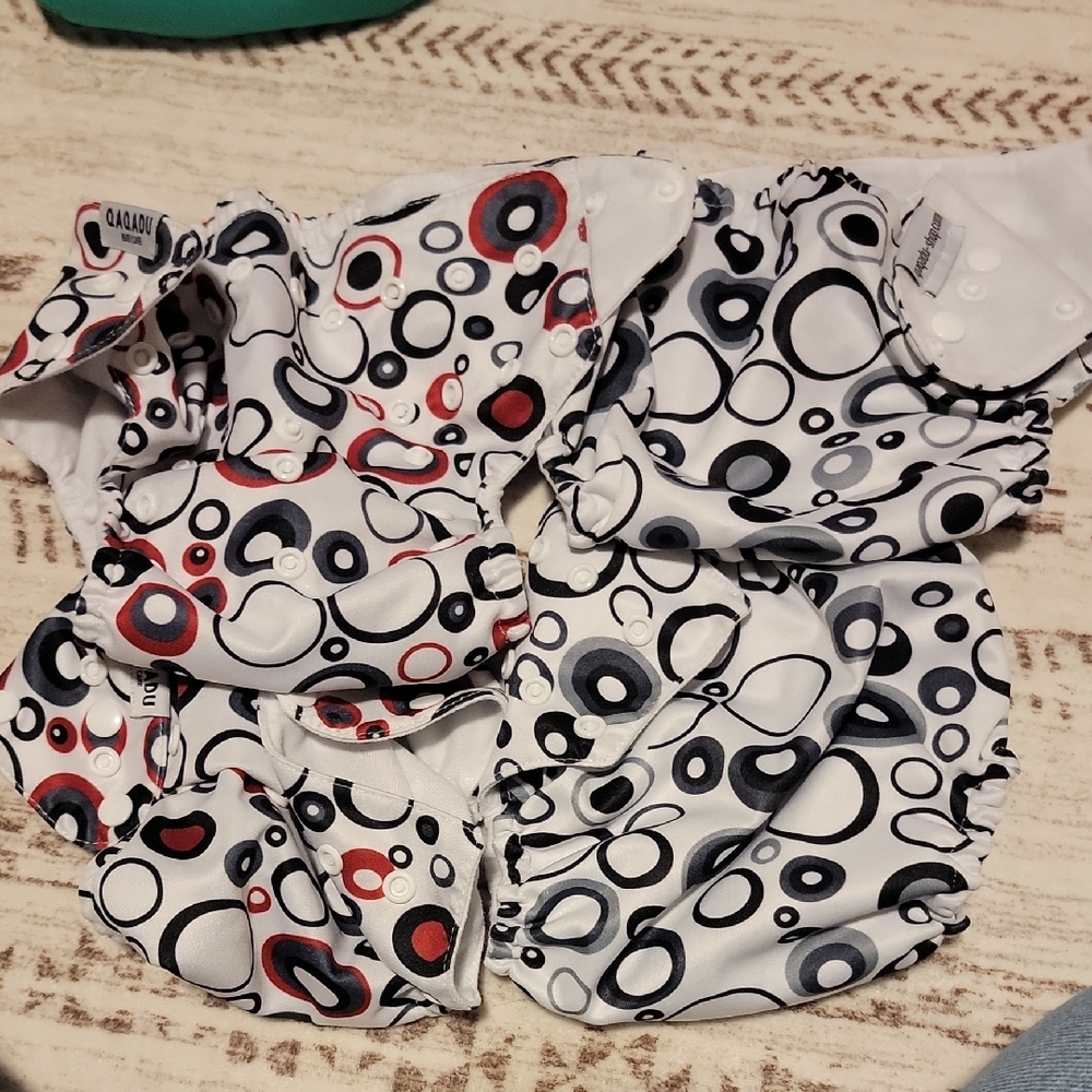 Qaqadu Cloth Diaper Covers Set Of 4